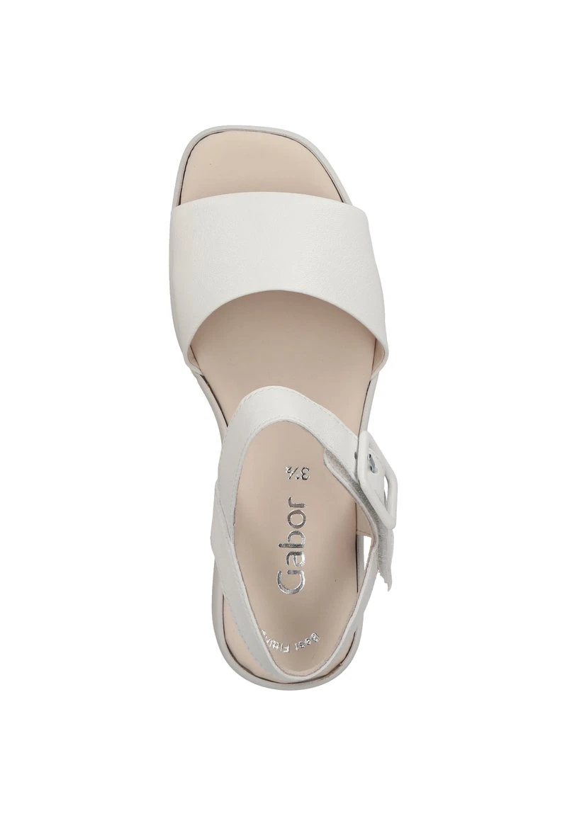 Gabor Keilsandalette - Weiß 3 Gabor Keilsandalette - Weiß – Bild 3