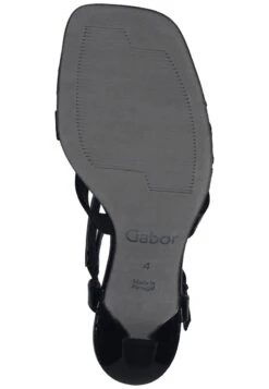 Gabor Riemensandalette - Schwarz Altsilber 10 Gabor Riemensandalette - Schwarz Altsilber -Gabor Schuhe Geschaft 054cddf5f42440778f5cf143cc910b0a