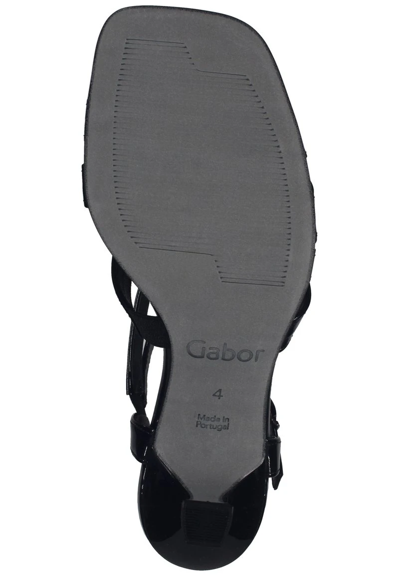 Gabor Riemensandalette - Schwarz Altsilber 5 Gabor Riemensandalette - Schwarz Altsilber – Bild 5