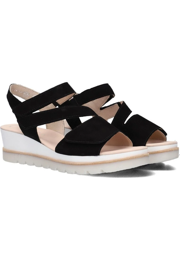 Gabor Keilsandalette - Zwart 2 Gabor Keilsandalette - Zwart – Bild 2