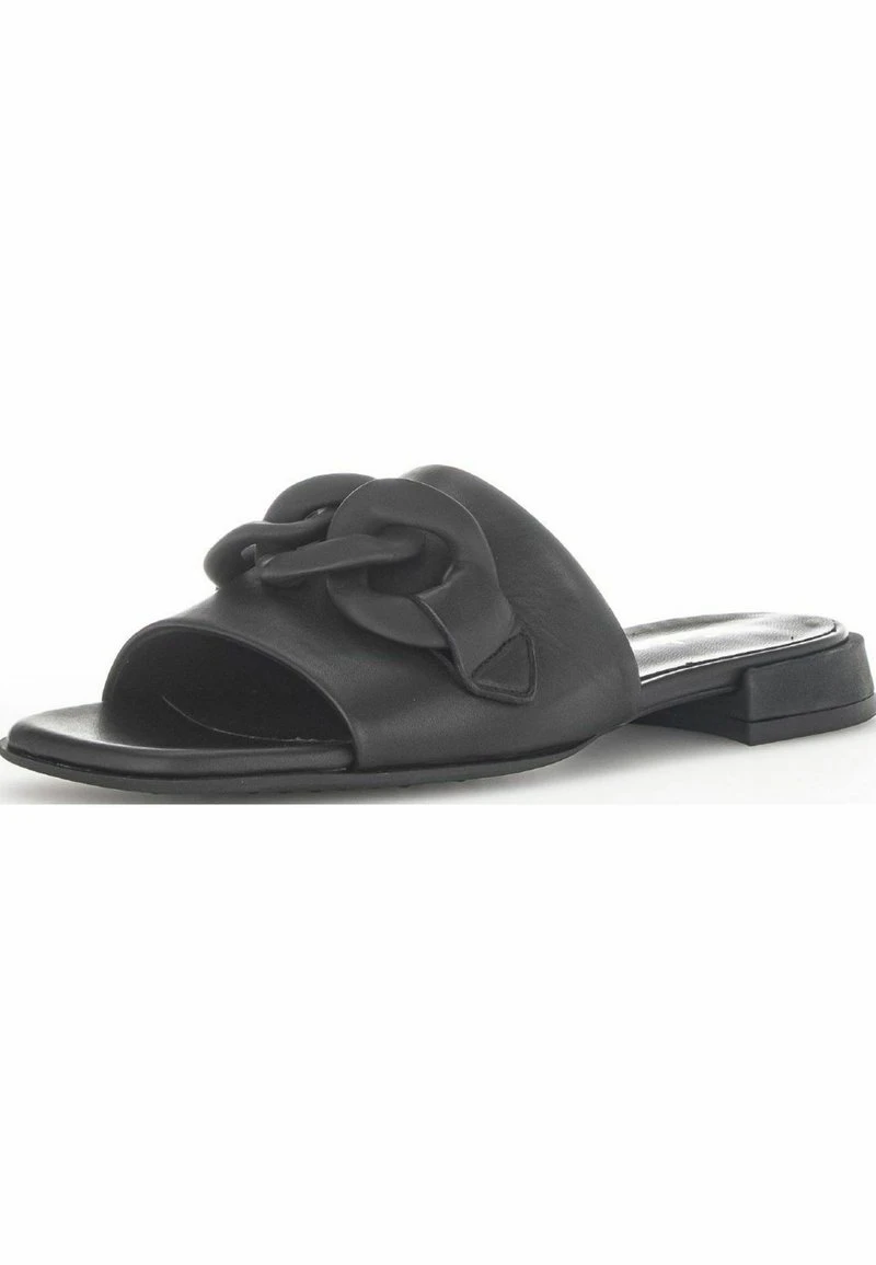 Gabor Pantolette Flach - Schwarz Lds Uni 2 Gabor Pantolette Flach - Schwarz Lds Uni – Bild 2