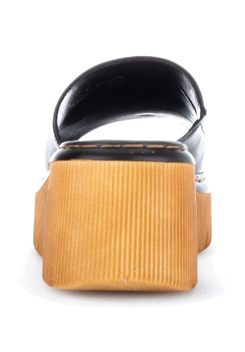 Gabor Pantolette Hoch - Schwarz/braun 4 Gabor Pantolette Hoch - Schwarz/braun – Bild 4