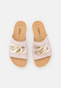 Gabor Pantolette Flach - Nude -Gabor Schuhe Geschaft 26b93a1b053c4e3691dd80436d72324f