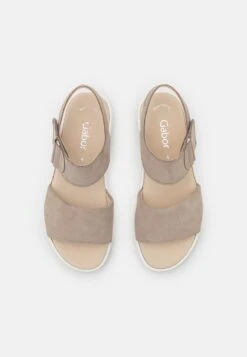 Gabor Riemensandalette - Stone -Gabor Schuhe Geschaft 27f5b9a823f04056ba8274848c9fc8cc