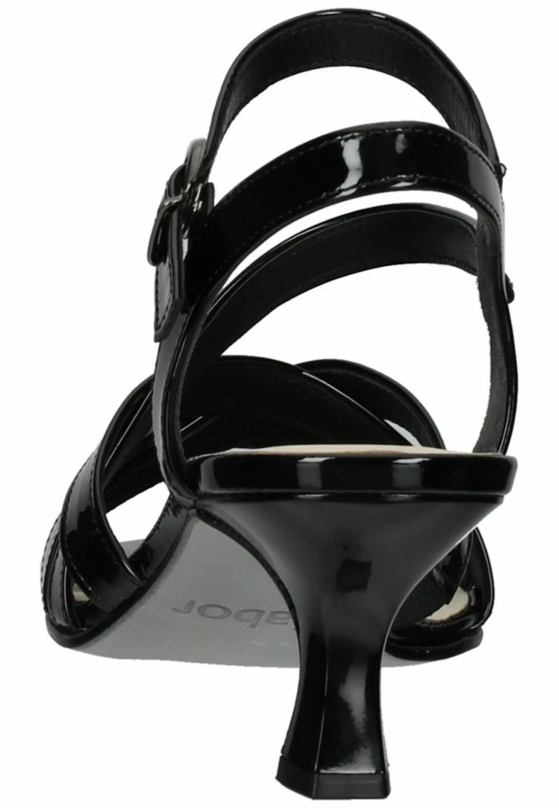 Gabor Riemensandalette - Schwarz Altsilber 4 Gabor Riemensandalette - Schwarz Altsilber – Bild 4