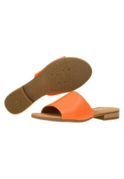 Gabor RHODOS ELEGANTE - Pantolette Flach - Orange/braun -Gabor Schuhe Geschaft 2c5ce671009145b885580803ccd5fd48