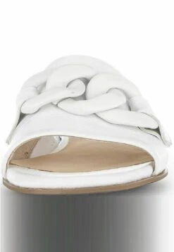 Gabor Pantolette Flach - Weiss Lds Uni 11 Gabor Pantolette Flach - Weiss Lds Uni -Gabor Schuhe Geschaft 31e70b2617dc4b619fb5904bd8e42289