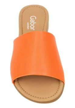 Gabor RHODOS ELEGANTE - Pantolette Flach - Orange/braun -Gabor Schuhe Geschaft 3267b2f7adb3490cbf1bd7eefe1db4fa
