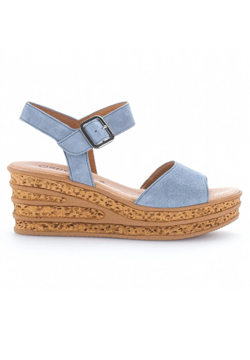 Gabor Keilsandalette - Bleu 6 Gabor Keilsandalette - Bleu – Bild 6