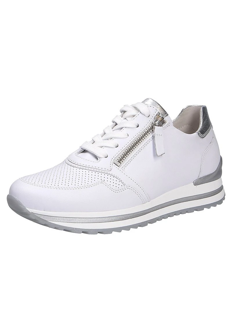 Gabor Comfort 26-528 - Sneaker Low - Weiss/silber Perf 2 Gabor Comfort 26-528 - Sneaker Low - Weiss/silber Perf – Bild 2
