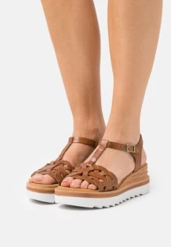 Gabor Comfort Plateausandalette - Camel
