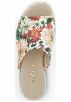 Gabor Pantolette Hoch - Multicolor Kork -Gabor Schuhe Geschaft 4afa03755aeb408caed67ee40ae920ac