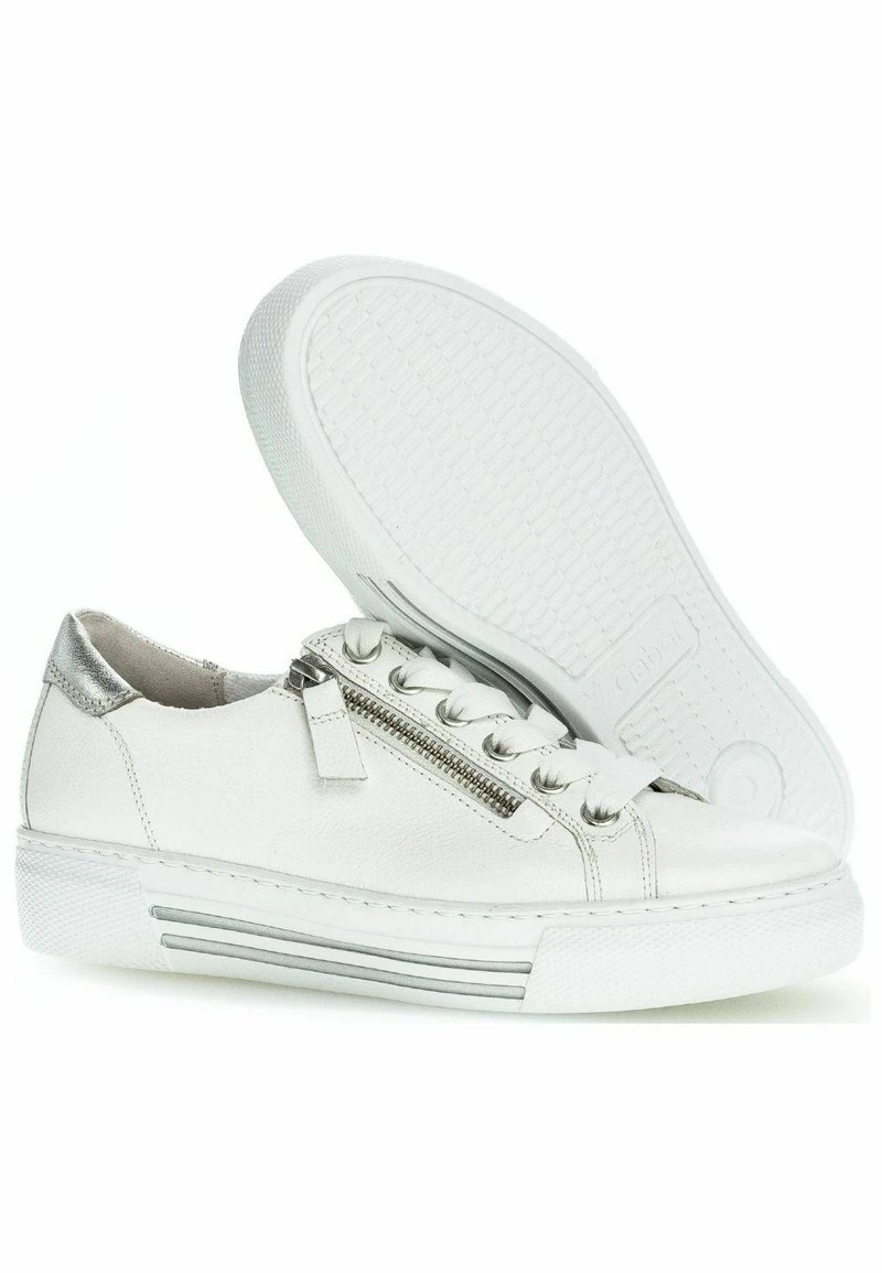 Gabor Sneaker Low - Weiss Silber 5 Gabor Sneaker Low - Weiss Silber – Bild 5