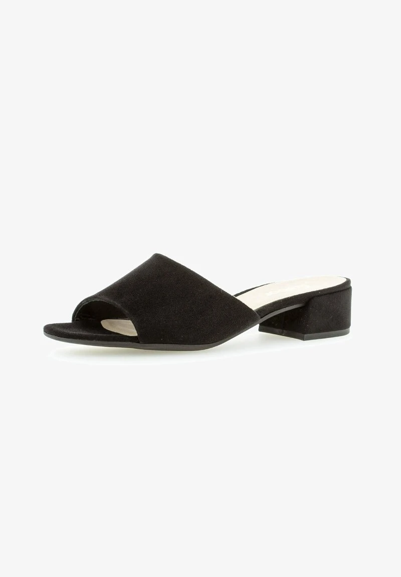 Gabor Pantolette Flach - Schwarz 1 Gabor Pantolette Flach - Schwarz