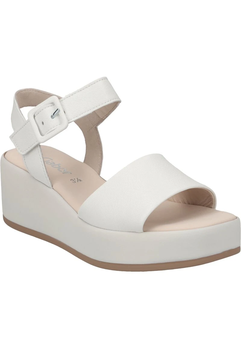Gabor Keilsandalette - Weiß 2 Gabor Keilsandalette - Weiß – Bild 2