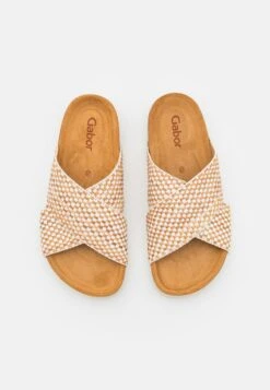 Gabor Pantolette Flach - Natur/weiss 11 Gabor Pantolette Flach - Natur/weiss -Gabor Schuhe Geschaft 529a819bb19545fca6c42bc523ad6b6c