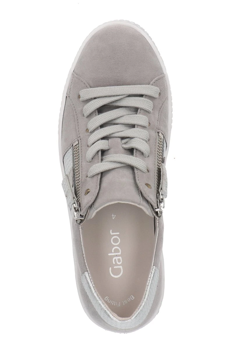 Gabor Sneaker Low - Grau/silber 2 Gabor Sneaker Low - Grau/silber – Bild 2