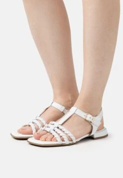 Gabor Comfort Riemensandalette - Weiß/gold