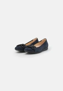 Gabor Comfort Klassischer Ballerina - Dark Blue/uni -Gabor Schuhe Geschaft 586c3671a6d24fb6ac06278bc5793b2d