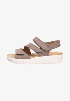 Gabor FASHION - Keilsandalette - Fango
