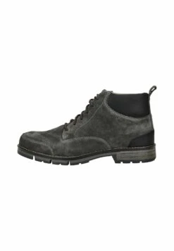 Pius Gabor Lace-up Ankle Boots - Slate Black