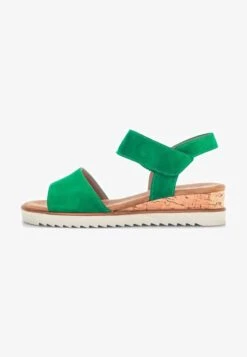 Gabor Plateausandalette - Verde Kork Creme