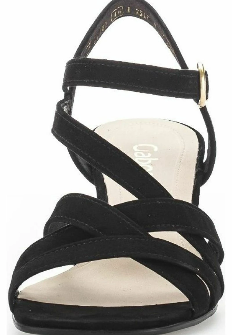 Gabor Riemensandalette - Schwarz Gold 6 Gabor Riemensandalette - Schwarz Gold – Bild 6