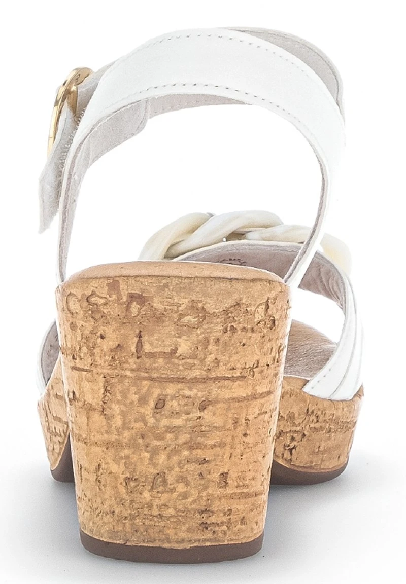 Gabor Plateausandalette - Blanc Ecru 3 Gabor Plateausandalette - Blanc Ecru – Bild 3