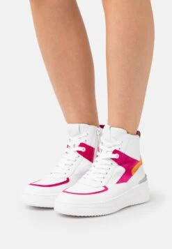 Gabor Sneaker High - Weiss/pink/jelly