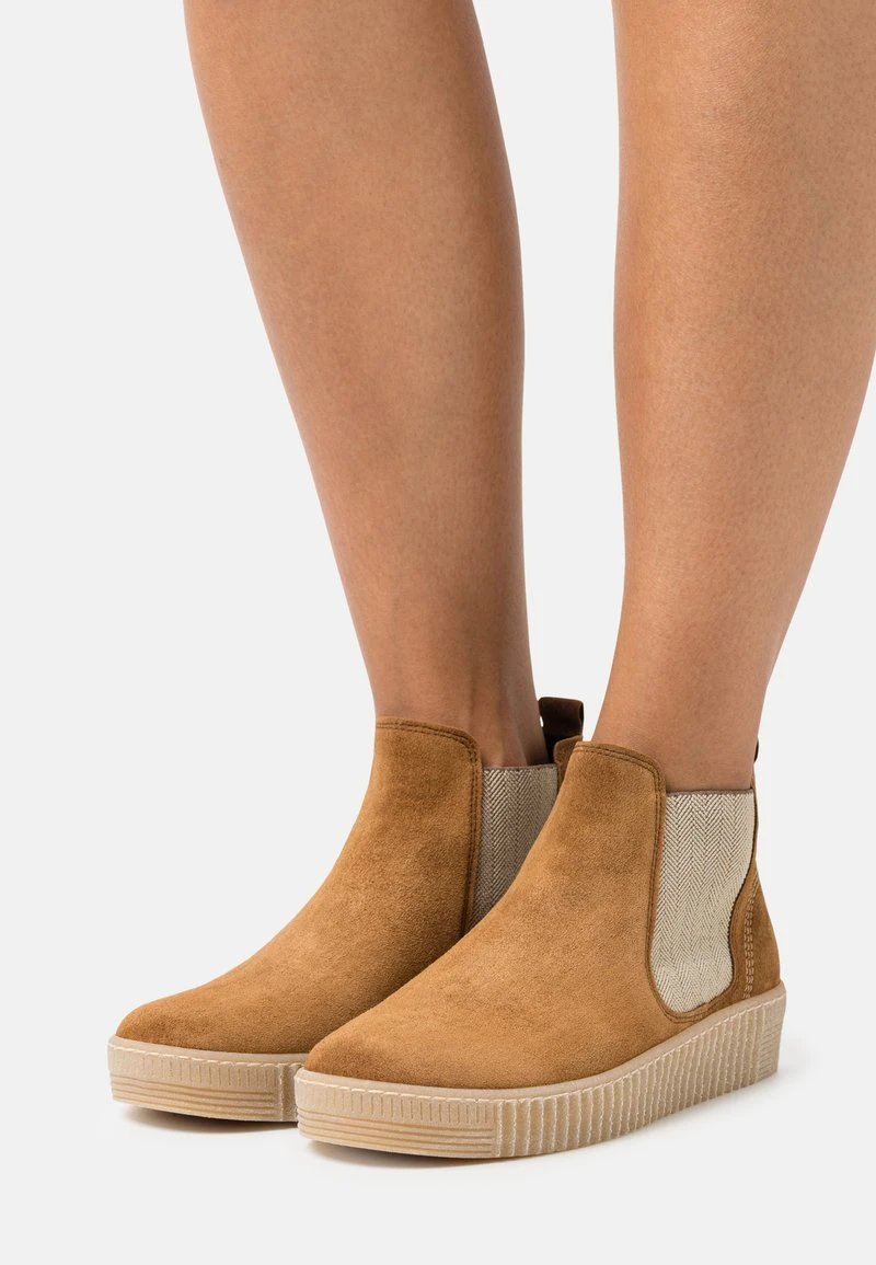 Gabor Plateaustiefelette - Cognac/natur 1 Gabor Plateaustiefelette - Cognac/natur