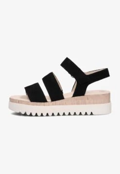 Gabor Plateausandalette - Zwart -Gabor Schuhe Geschaft 744be82c70a04f1ea6995aadf89804fc 2