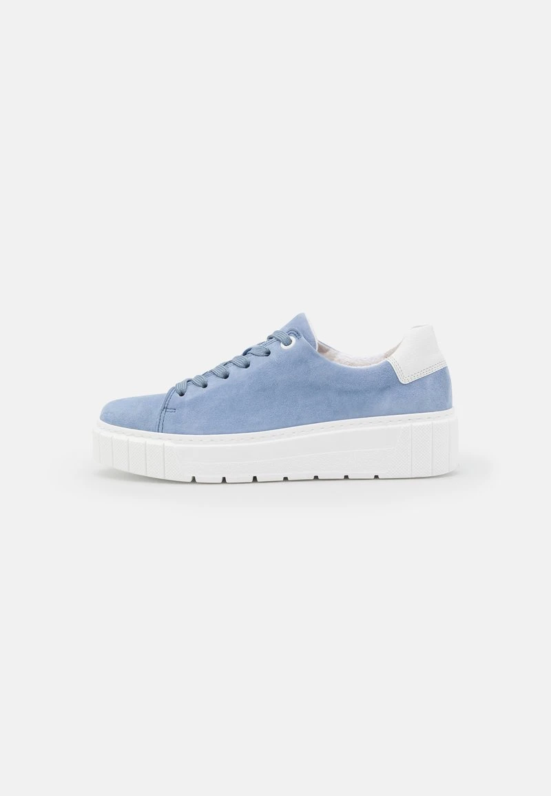 Gabor Comfort Sneaker Low - Azur/weiss 2 Gabor Comfort Sneaker Low - Azur/weiss – Bild 2