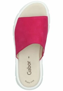 Gabor Pantolette Flach - Pink 8 Gabor Pantolette Flach - Pink -Gabor Schuhe Geschaft 770a182b7e934144bb076611305e4897