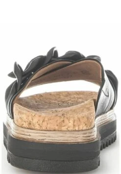 Gabor Pantolette Flach - Schwarz Kork Uni -Gabor Schuhe Geschaft 816d51d6e9c74a87817d52dc686b5d2e