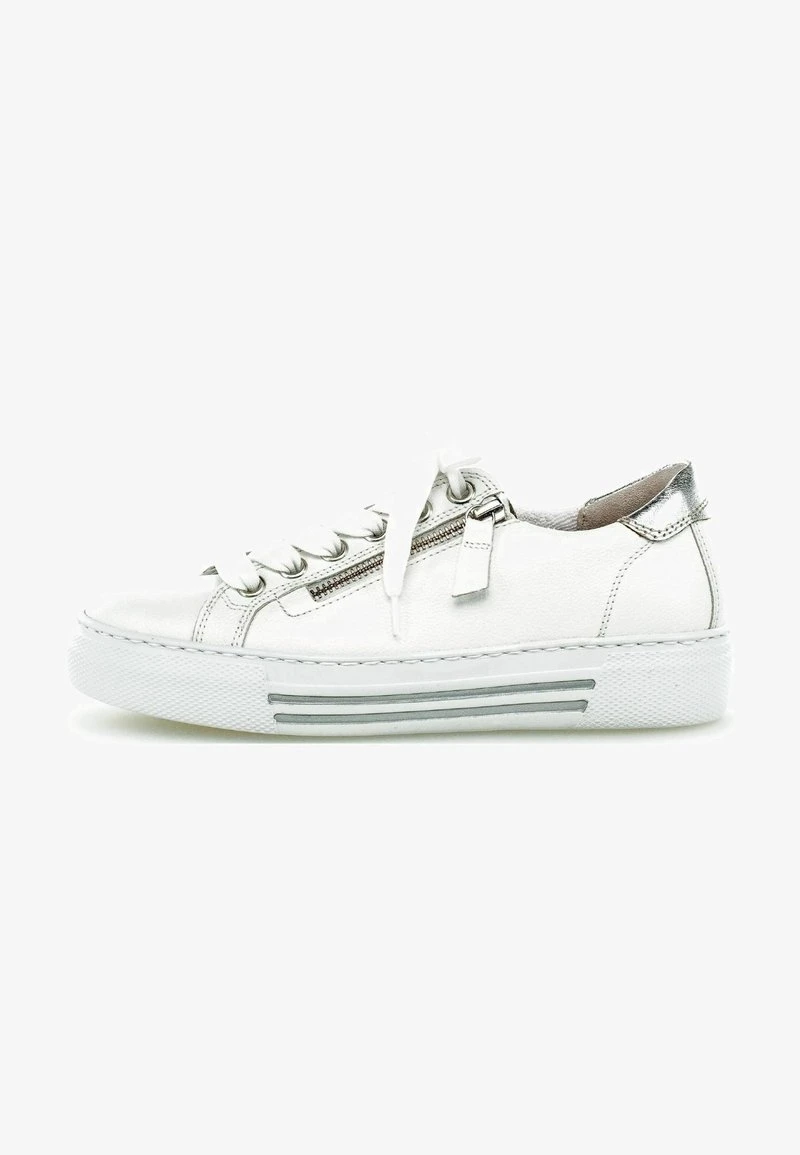 Gabor Sneaker Low - Weiss Silber 1 Gabor Sneaker Low - Weiss Silber