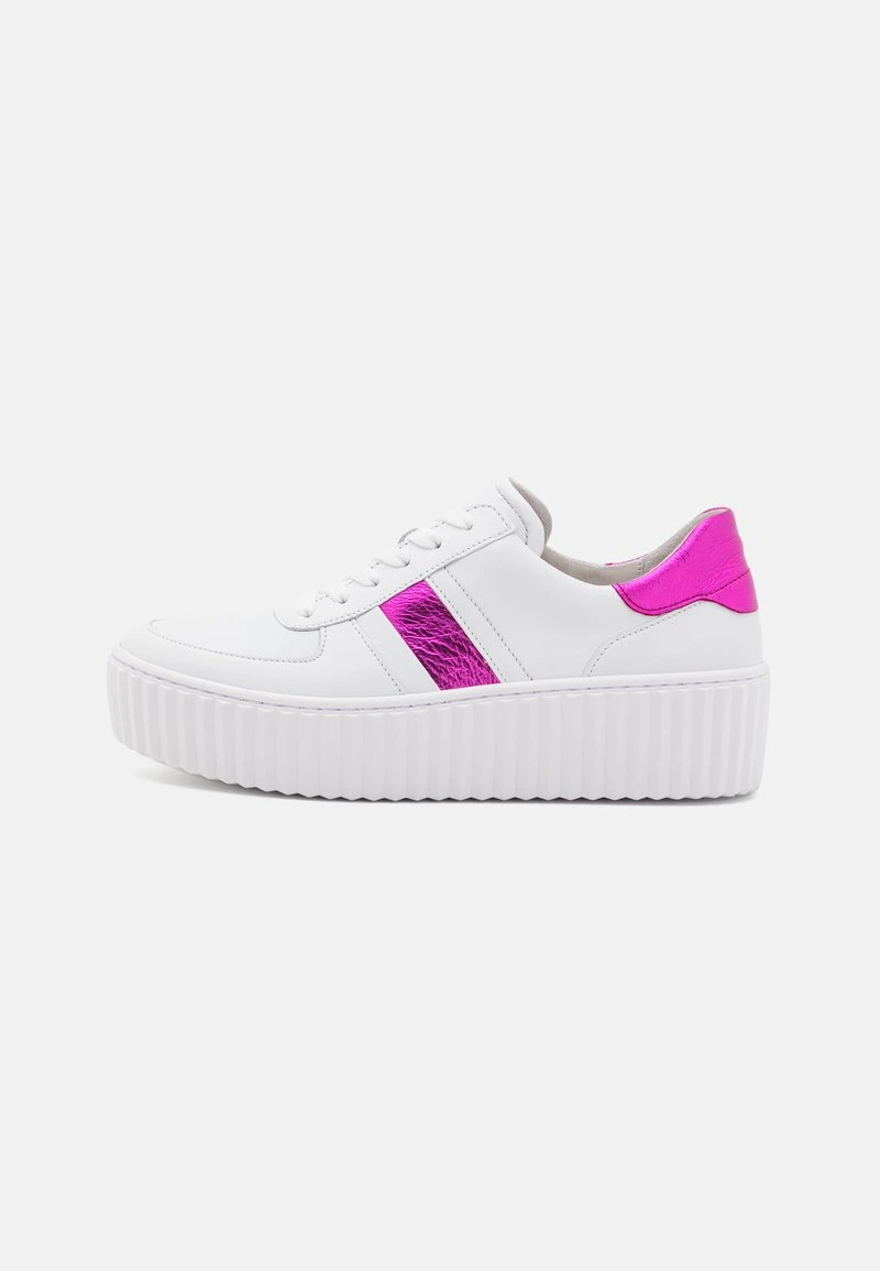 Gabor Sneaker Low - Weiss/fuxia/ice 2 Gabor Sneaker Low - Weiss/fuxia/ice – Bild 2