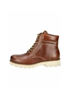Pius Gabor Lace-up Ankle Boots - Chestnut