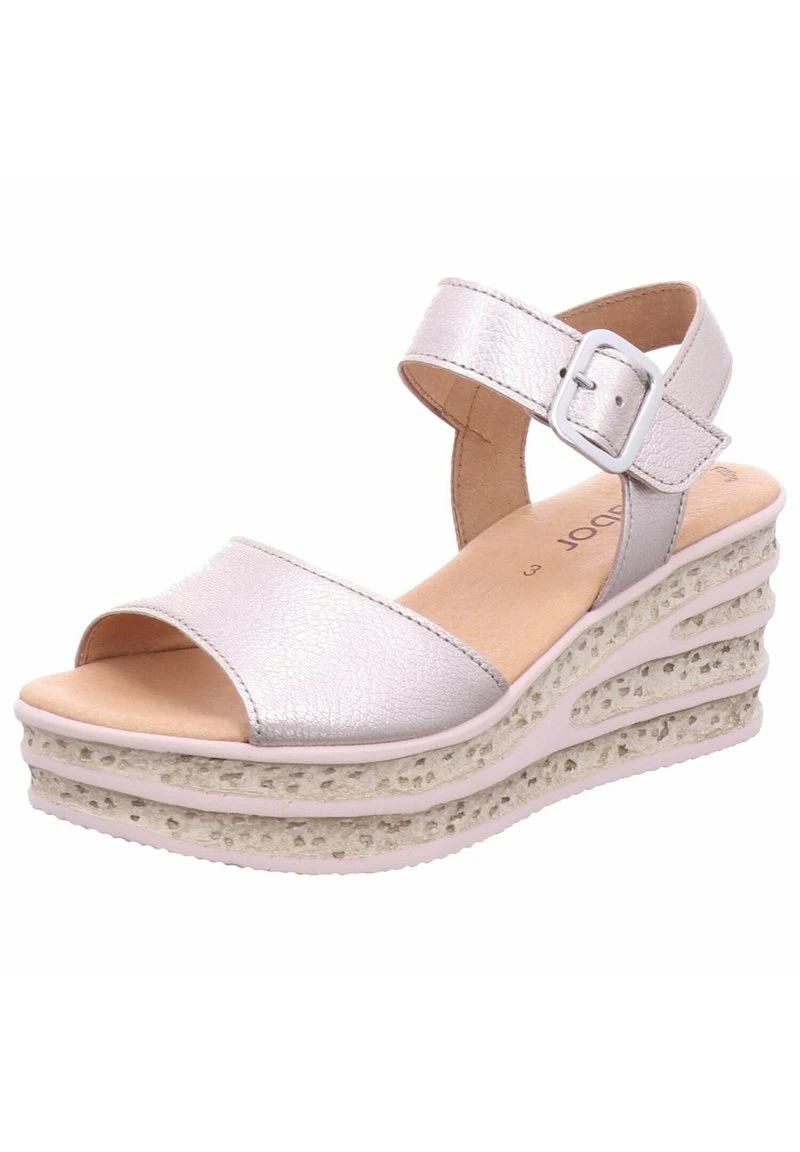 Gabor Plateausandalette - Silber 2 Gabor Plateausandalette - Silber – Bild 2