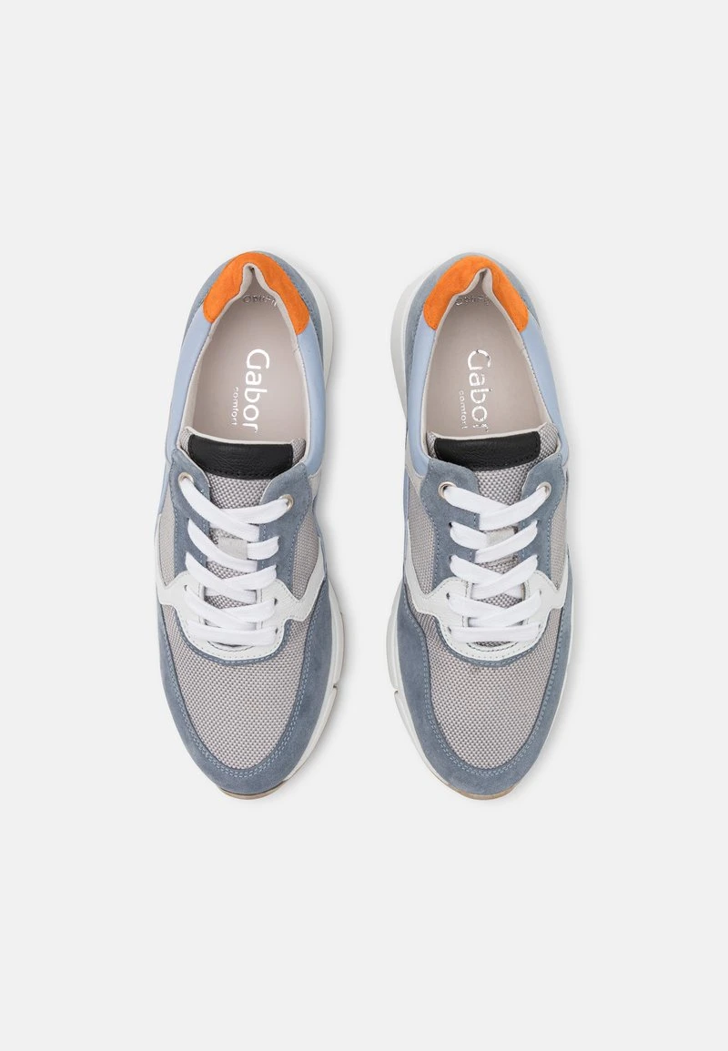 Gabor Comfort Sneaker Low - Grau/cielo/orange 6 Gabor Comfort Sneaker Low - Grau/cielo/orange – Bild 6