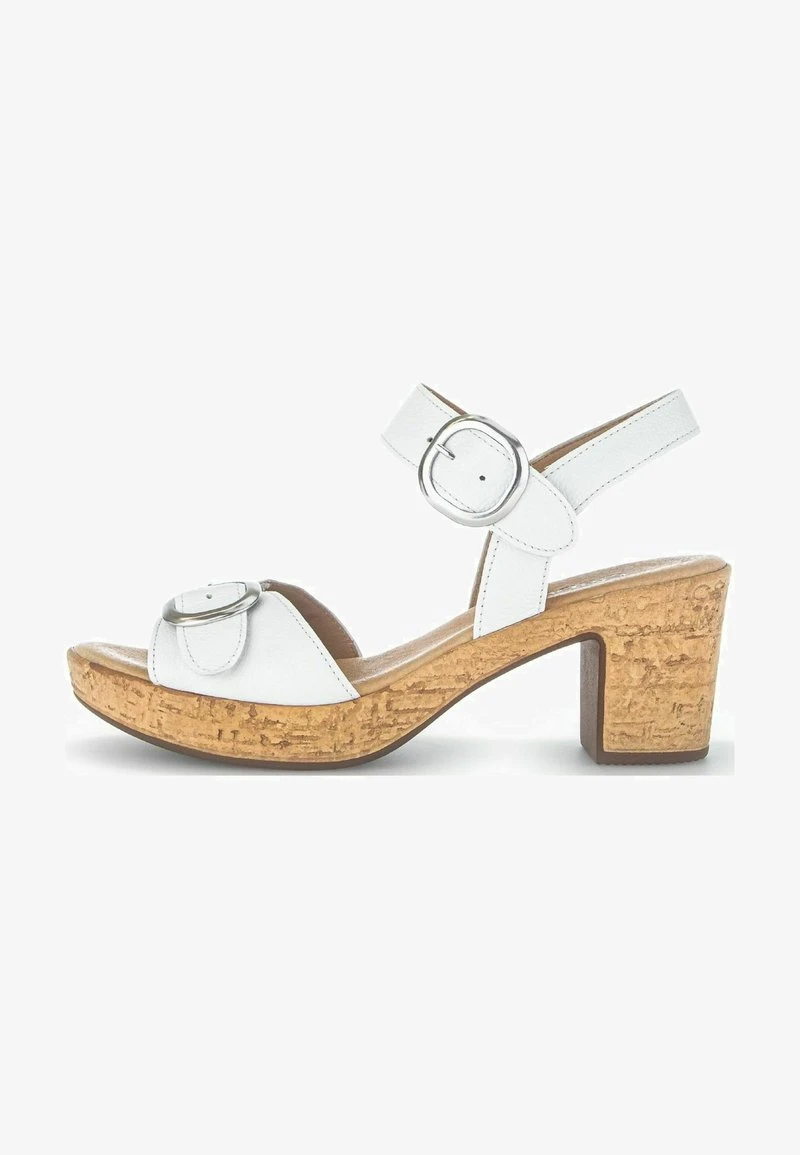 Gabor Plateausandalette - Weiss 1 Gabor Plateausandalette - Weiss