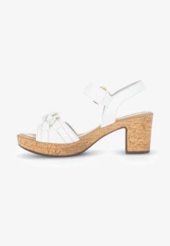 Gabor Plateausandalette - Blanc Ecru