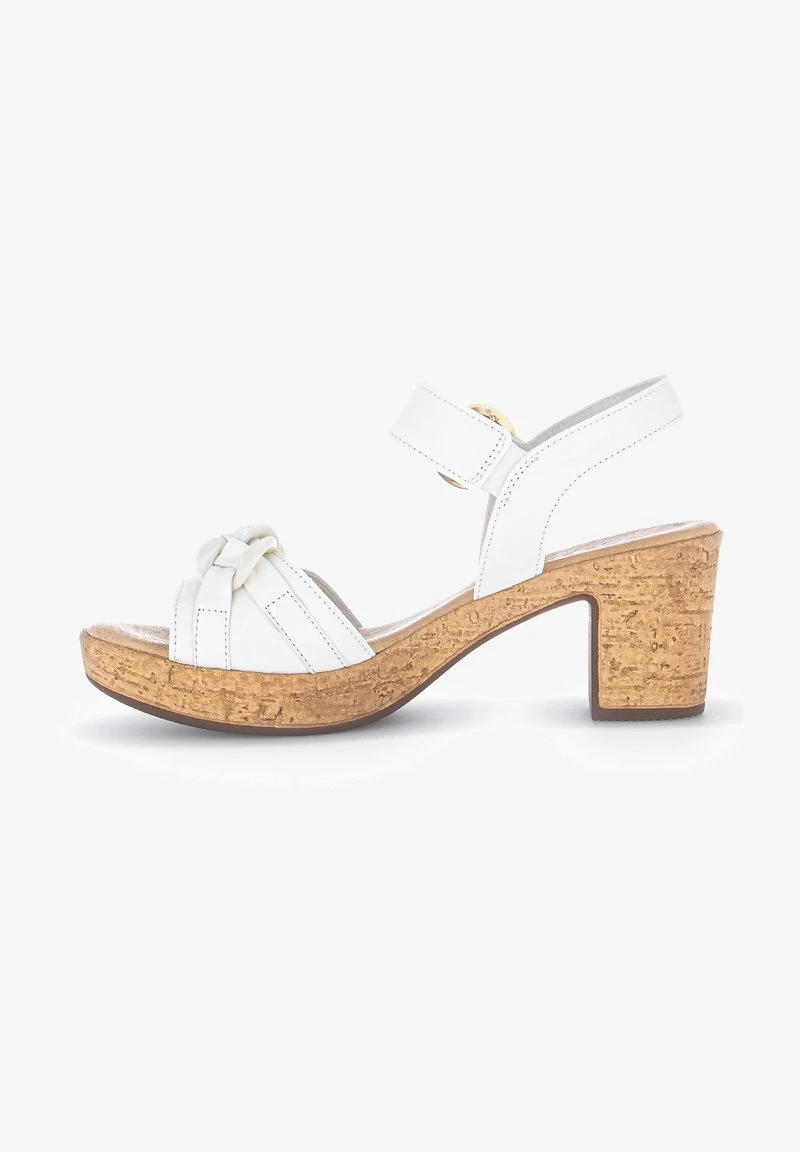 Gabor Plateausandalette - Blanc Ecru 1 Gabor Plateausandalette - Blanc Ecru