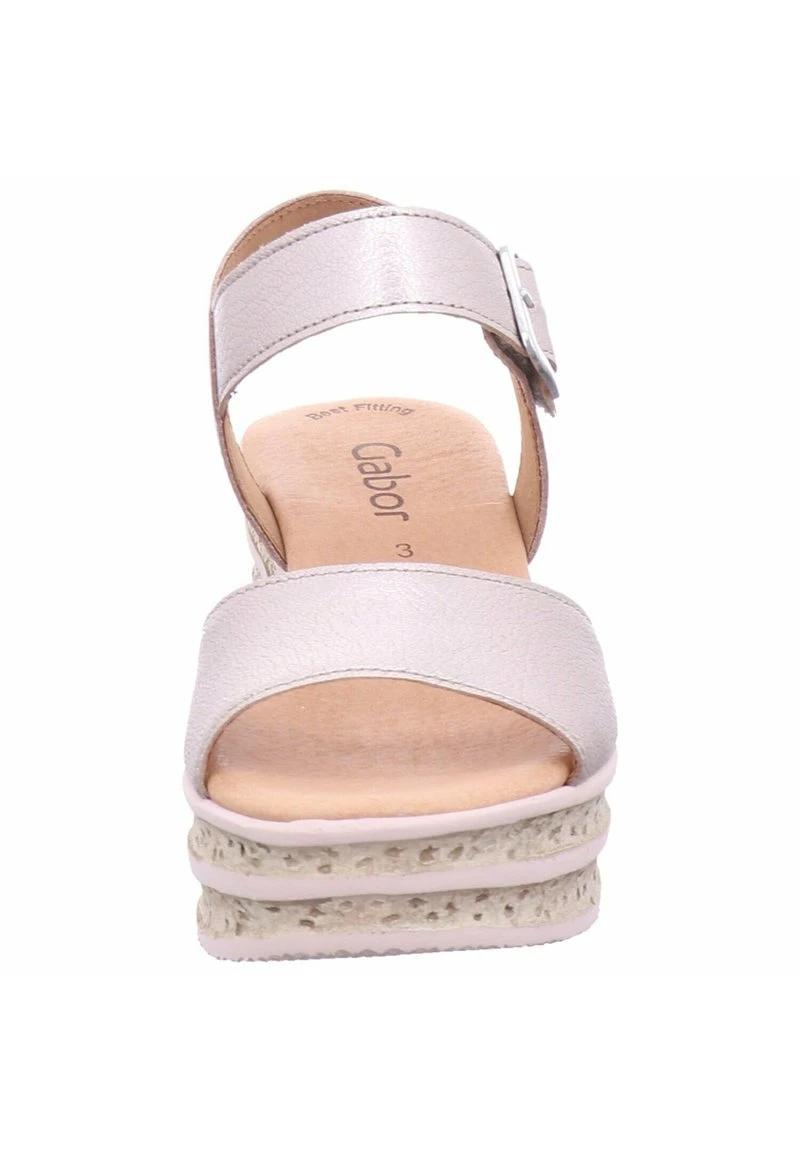 Gabor Plateausandalette - Silber 4 Gabor Plateausandalette - Silber – Bild 4