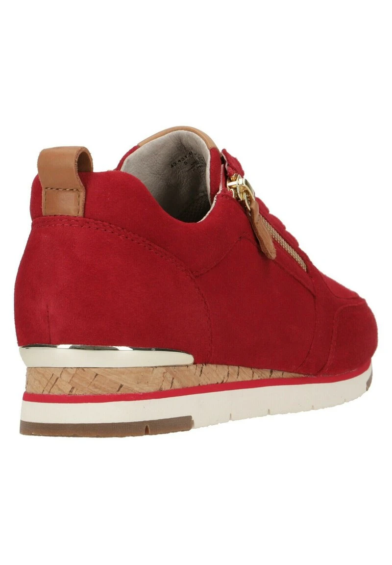 Gabor Sneaker Low - Rot/hellbraun/weiß/gold 4 Gabor Sneaker Low - Rot/hellbraun/weiß/gold – Bild 4