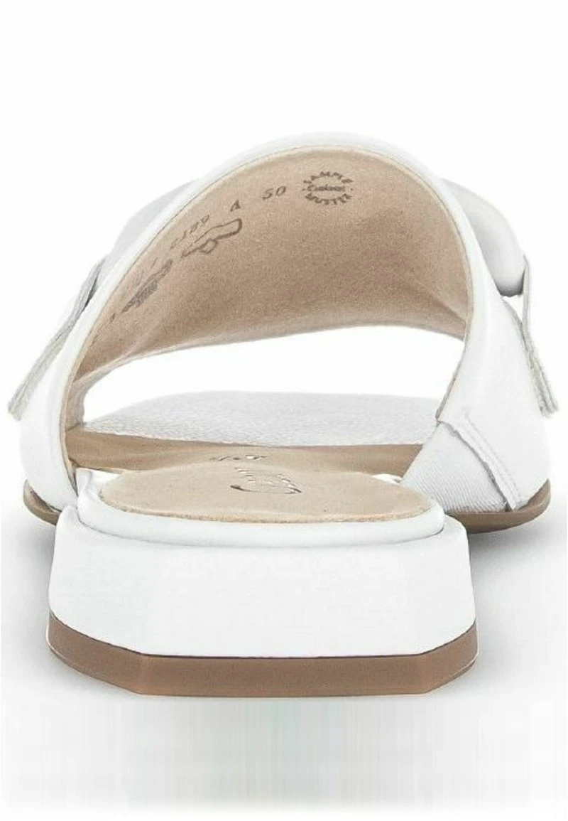 Gabor Pantolette Flach - Weiss Lds Uni 4 Gabor Pantolette Flach - Weiss Lds Uni – Bild 4