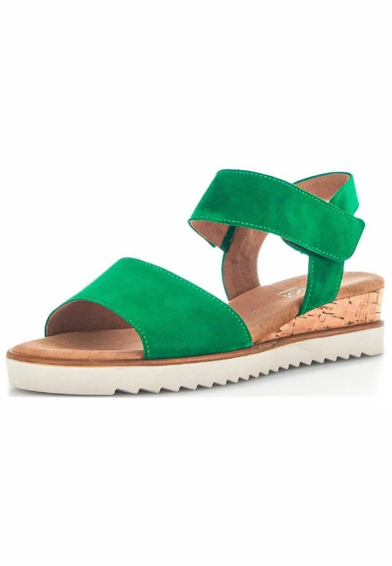 Gabor Plateausandalette - Verde Kork Creme 2 Gabor Plateausandalette - Verde Kork Creme – Bild 2