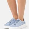 Gabor Comfort Sneaker Low - Azur/weiss