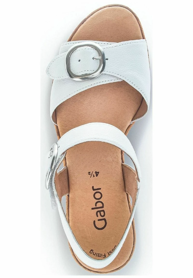 Gabor Plateausandalette - Weiss 3 Gabor Plateausandalette - Weiss – Bild 3