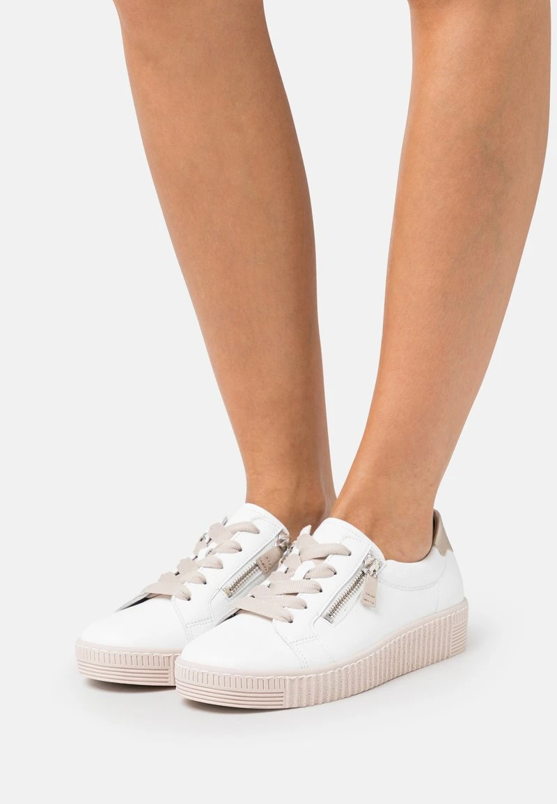 Gabor Sneaker Low - Weiss/antikrosa 1 Gabor Sneaker Low - Weiss/antikrosa