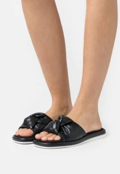 Gabor Pantolette Flach - Schwarz/latte